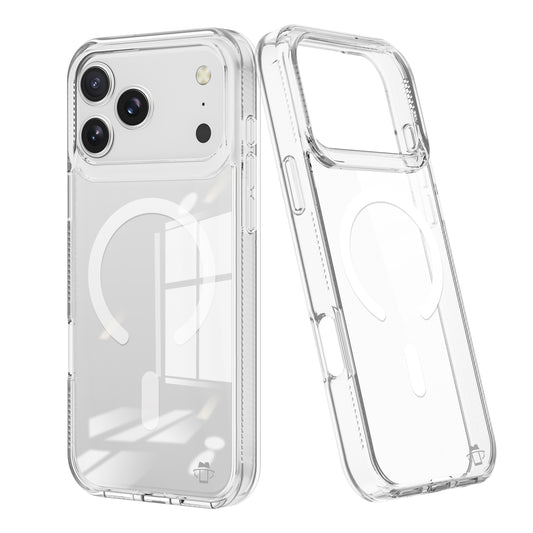 Clear Case with Magnetic Compatibility for iPhone 17 Pro with package