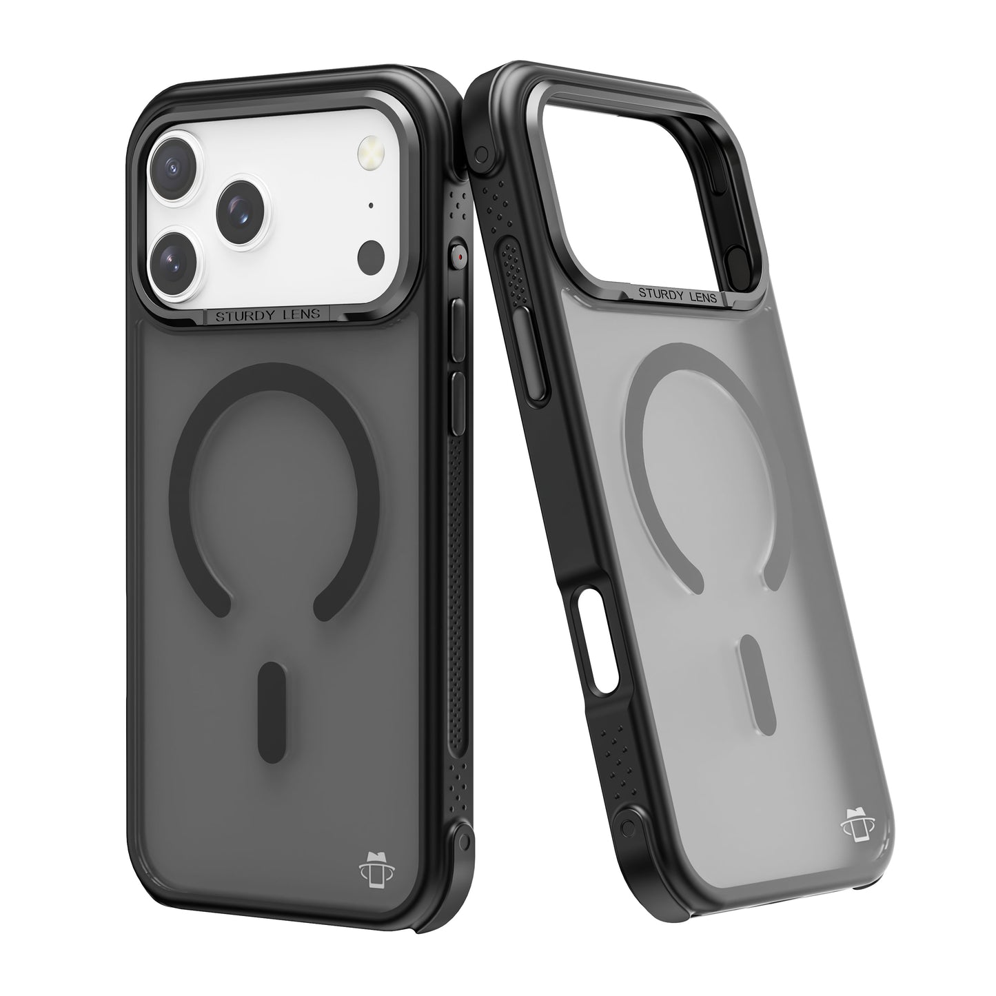 Black Smoked Bumper with Magnetic Compatibility for iPhone 17 Pro