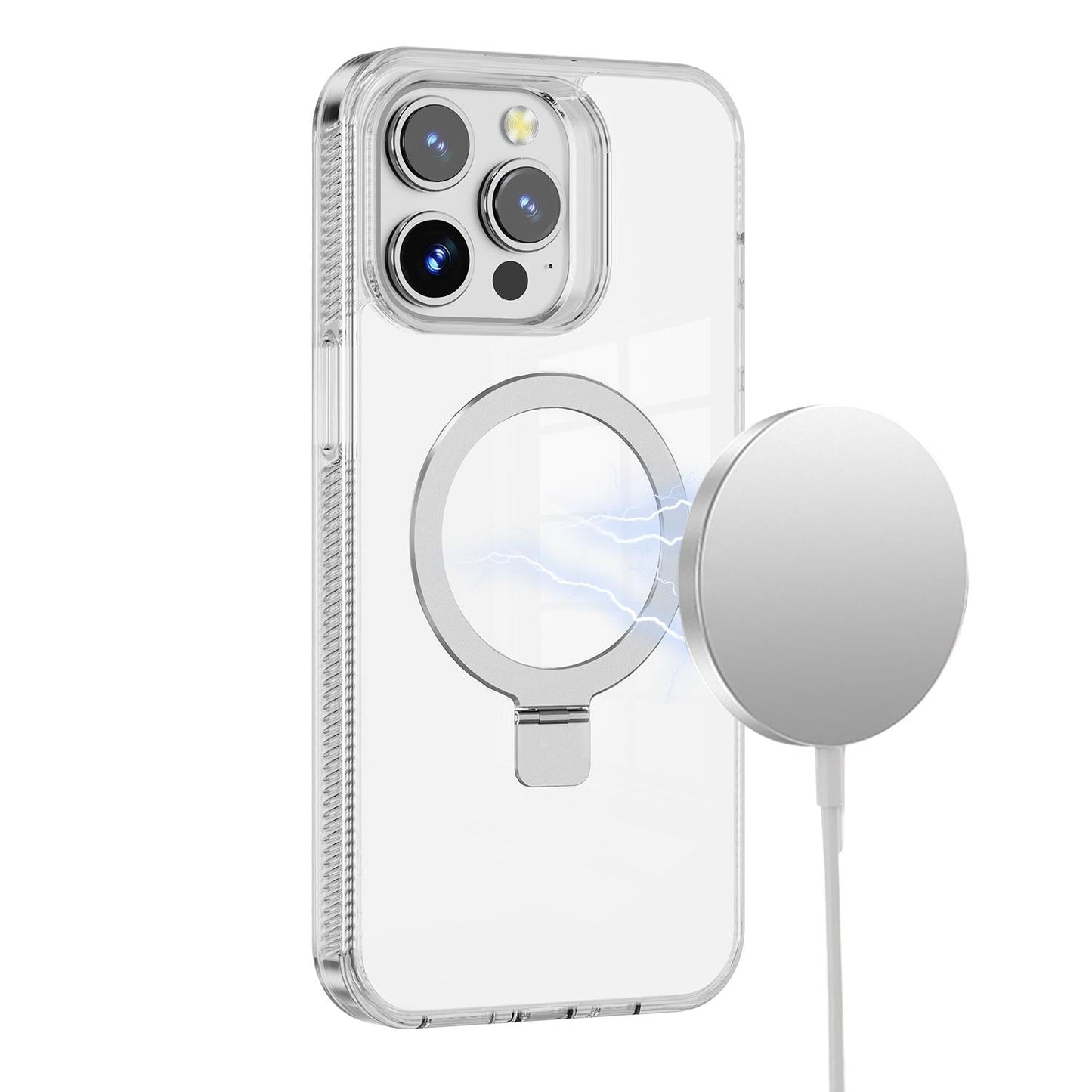 Kickstand Crystal Case for iPhone 16 Plus