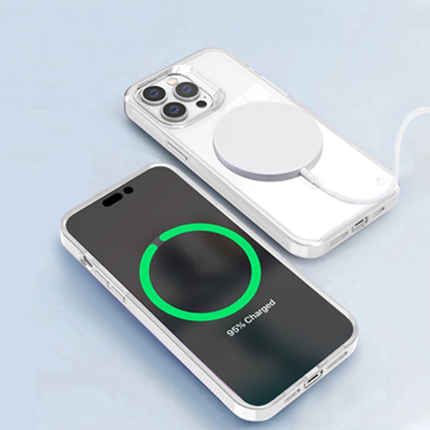 Magnetic Crystal Case for iPhone 16 Pro