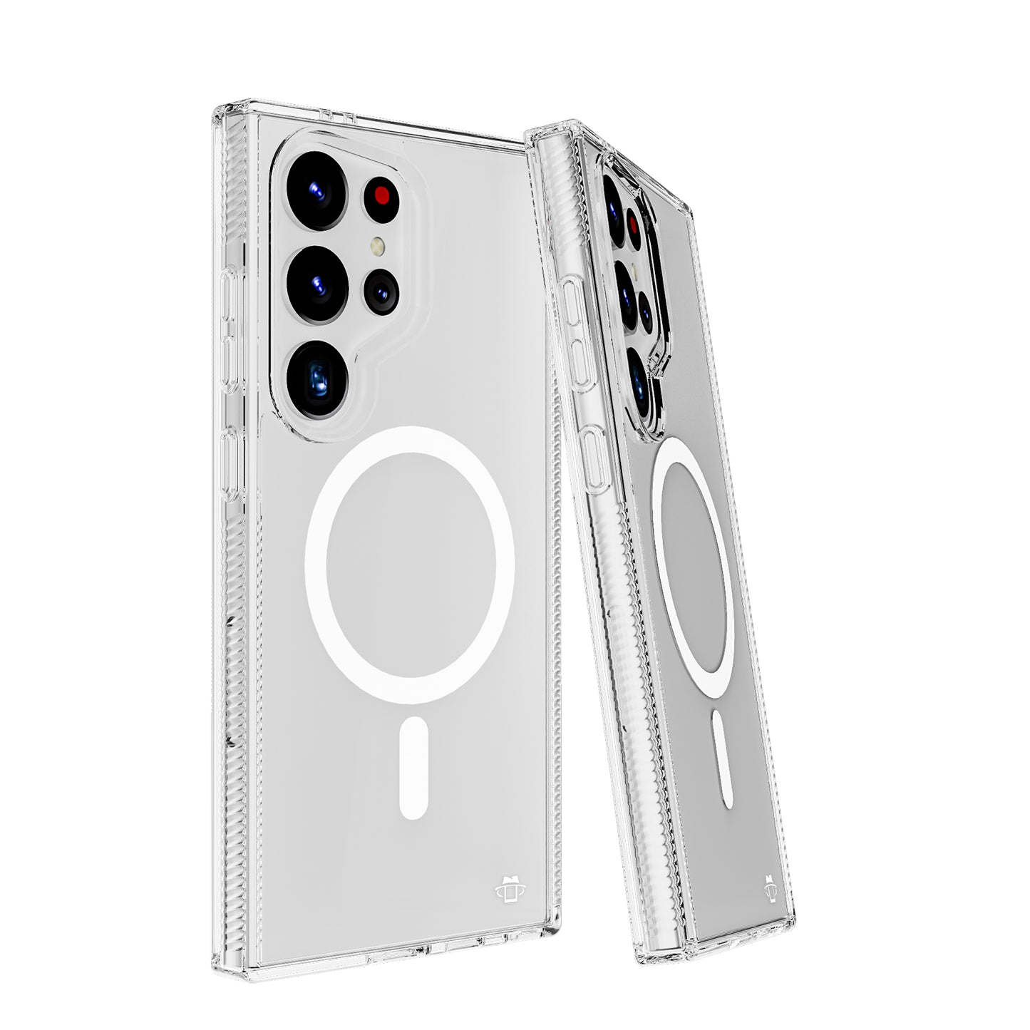 Clear Case with Magnetic Compatibility for Samsung Galaxy S24 with package