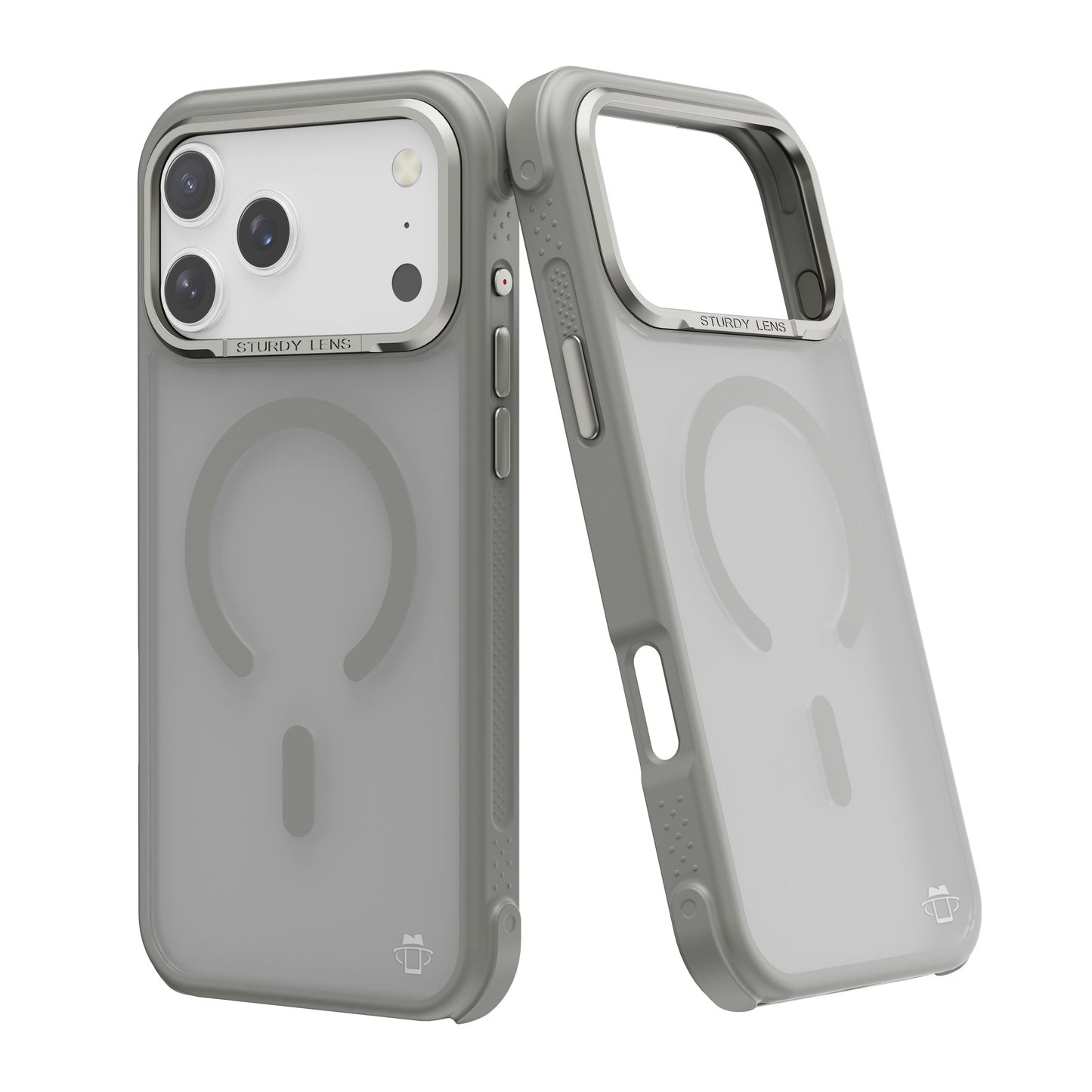 Gray Smoked Bumper with Magnetic Compatibility for iPhone 17 6.1