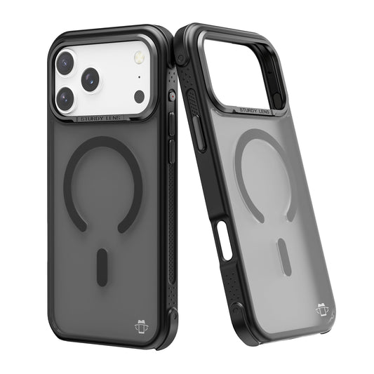 Black Smoked Bumper with Magnetic Compatibility for iPhone 17 6.1