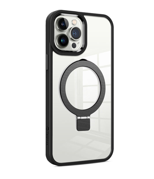 Black Ringkick Frame Case for iPhone 15 Pro Max