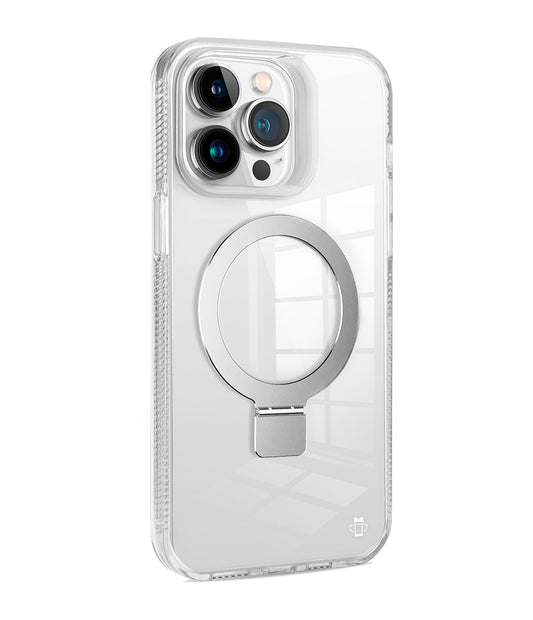 Kickstand Crystal Case for iPhone 16 Pro Max